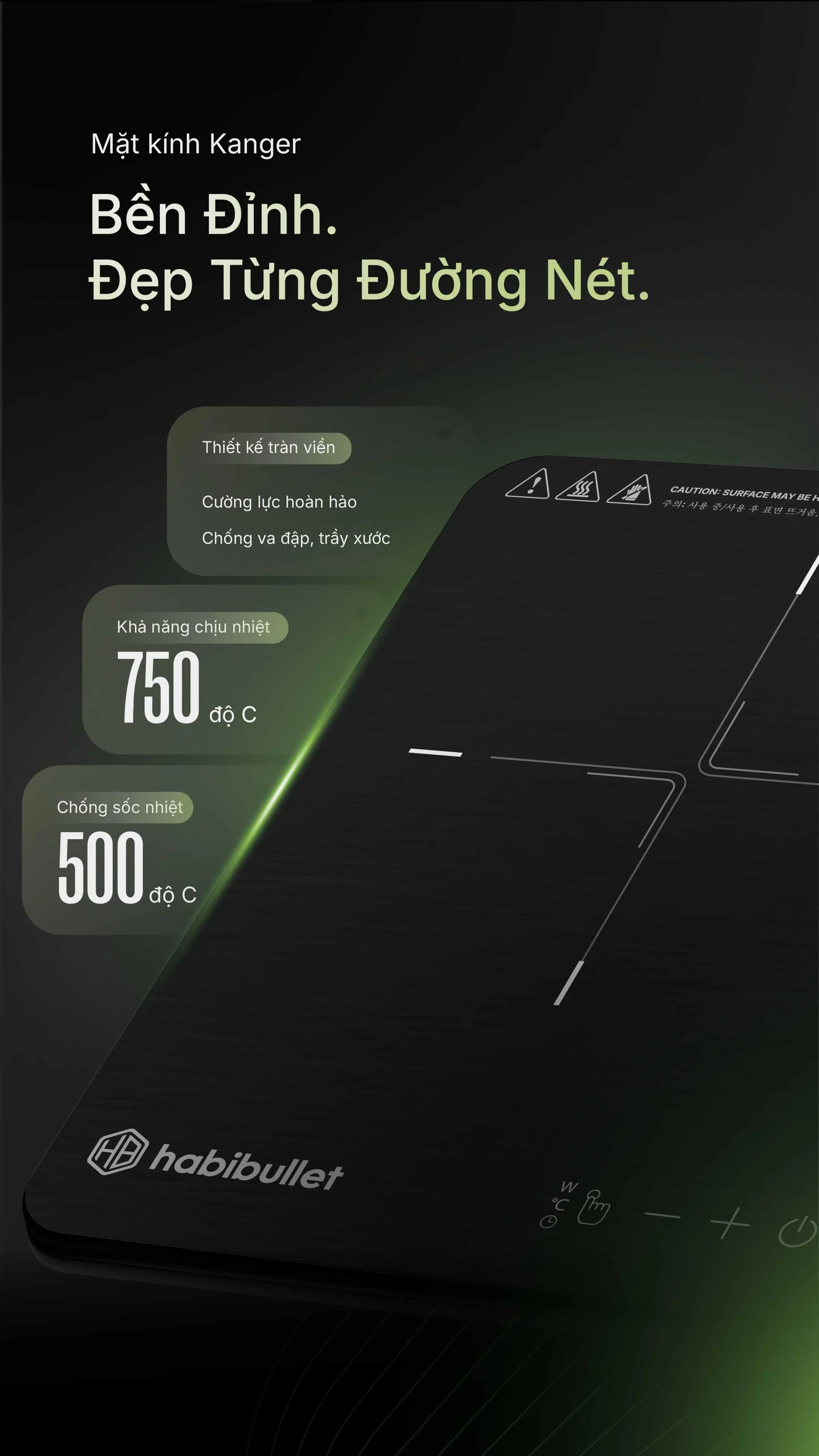 Bếp từ Habibullet IHB-2019 Silencia BH245143 5